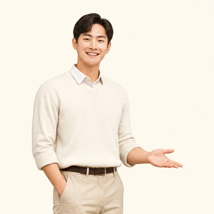 소형 SUV 장기렌트 상담 신청을 안내하는 담당자
